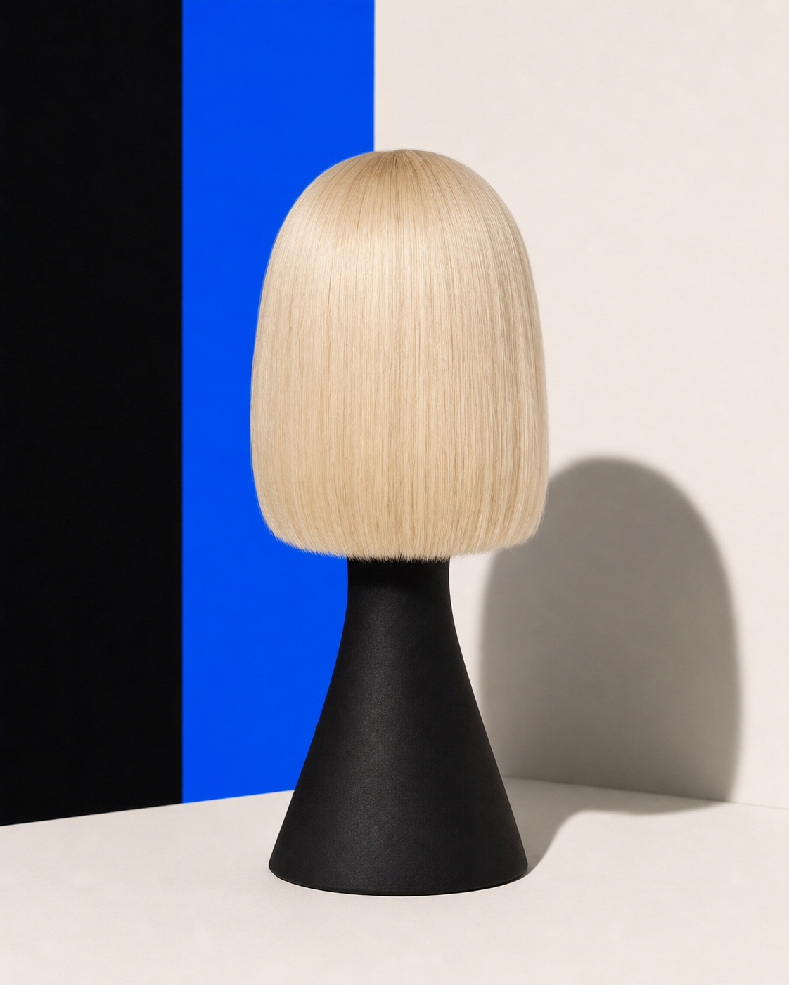 Visuel WIGED · Bob blond doré · Produit seul de dos